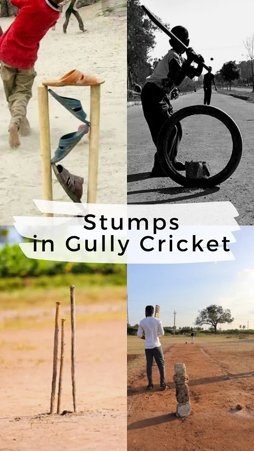 anything that is a look-alike of cricket stumps
