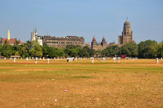 Grassroot level cricketers practicing in Shivaji Park, Dadar
