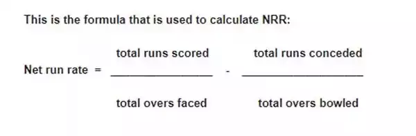 Net run rate calculator for ranking cricket teams
