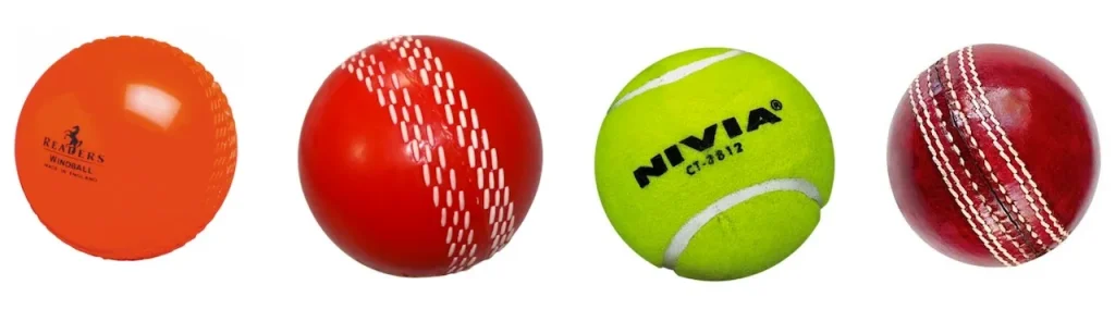 type of ball do we like to play cricket with