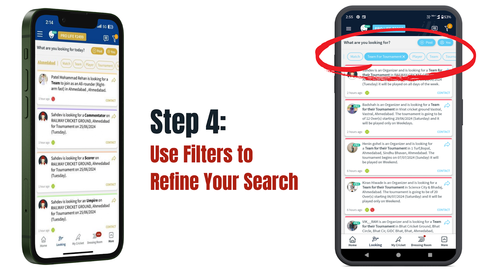Use Filters to Refine Your Search